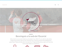 Tablet Screenshot of escorialvic.org